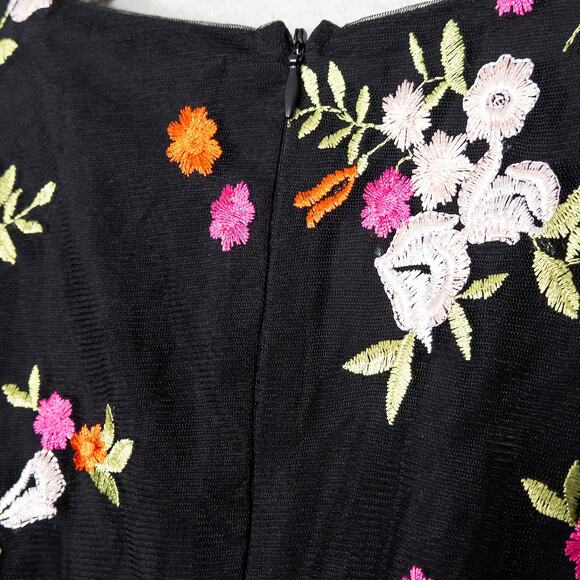 NEW Sam Edelman Women’s Dress Garden Party Summercore Embroidered Sheer Ruffle 8 - Picture 10 of 10